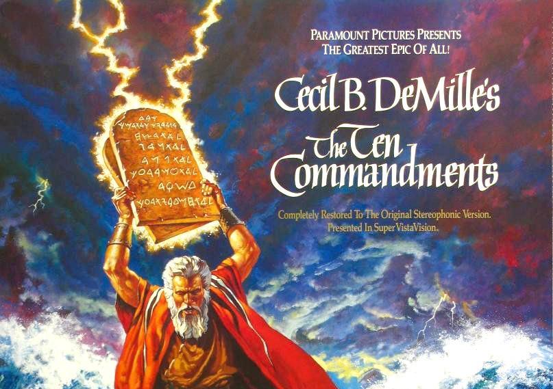 Movie Poster - The ten Commandments