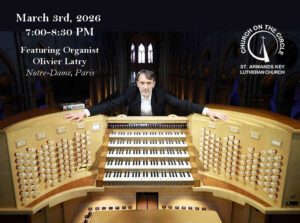 Organ dedication concert poster