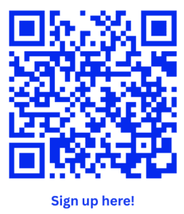 QR code for event mailing list
