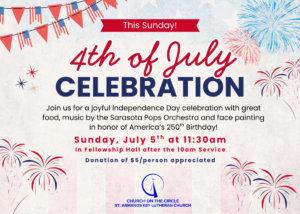 Sunday Brunch July 5th, 2026
